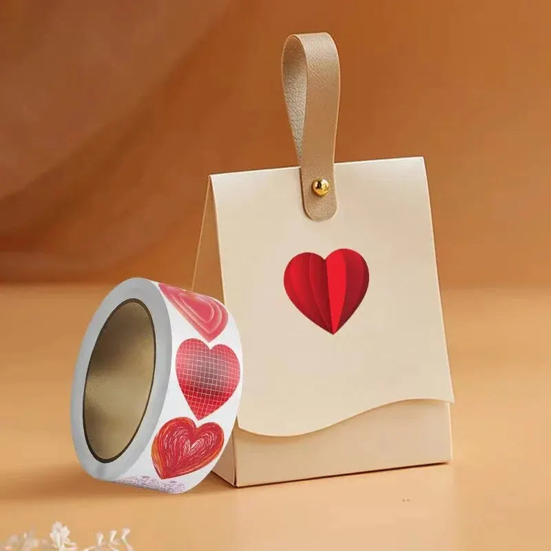 500 Stickers Per Roll Decorative Brochure Stickers with Cute Cartoon Animal Expressions Birthday Gifts Christmas Decorations