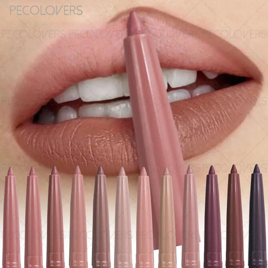 Matte Lip Liner Lipstick Pen, Waterproof Long-lasting Non-sticky, Natural Lip Makeup Look, for All Lip Types, Perfect Gifts