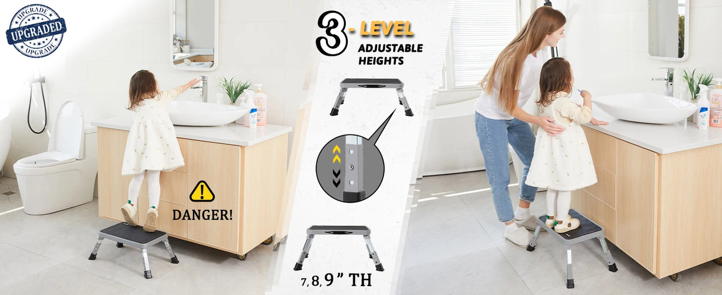 Multi Functional Telescopic Zigzag Ladder, Household Staircase, Indoor Lifting And Folding Ladder 3-layer Adjustable Folding