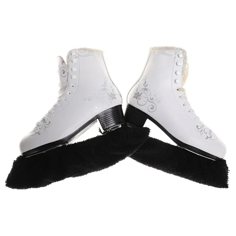 Adjustable TPU Ice Skating Blade Covers Walkable Figure Skate Ice Skate Hockey Skates Prevent Puncture Scalable Blade Sleeve