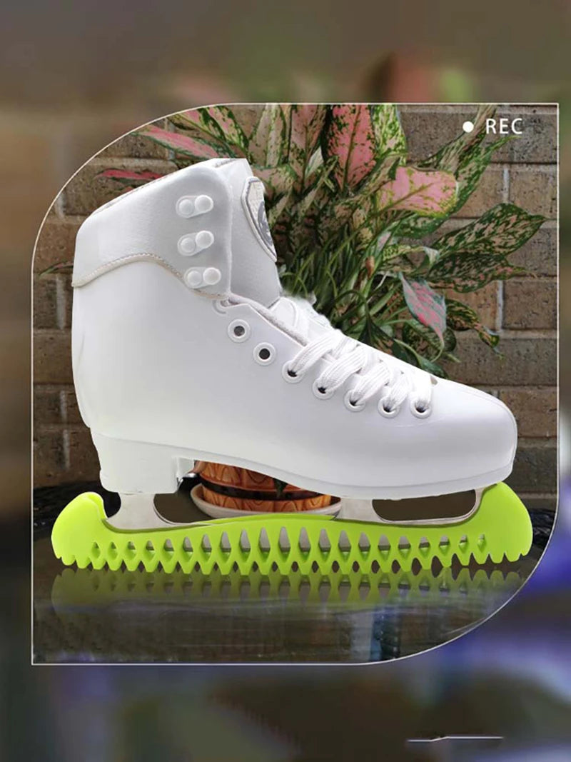 Adjustable TPU Ice Skating Blade Covers Walkable Figure Skate Ice Skate Hockey Skates Prevent Puncture Scalable Blade Sleeve