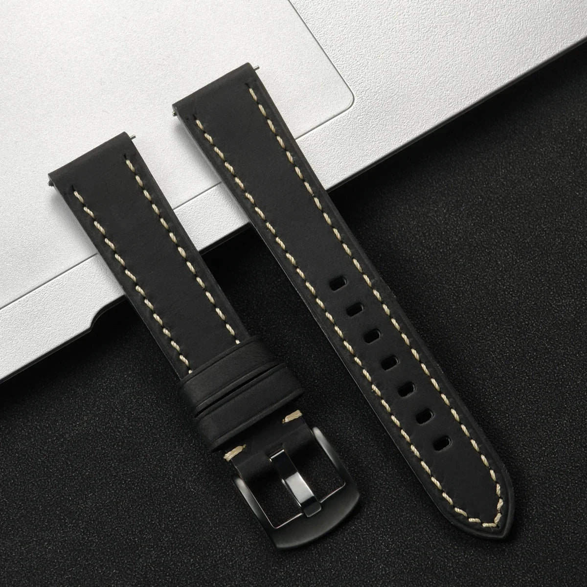 22mm 20mm Leather Strap For HUAWEI WATCH GT 4 46mm 4Pro GT3/2 Pro 42mm Soft Band For Samsung Galaxy Watch 7/6/5/4 40mm Wristband