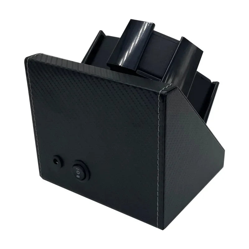FRUCASE Watch Winder for automatic watches automatic winder for 3 watches 2 Rotation Modes Storage Case Memory Cotton
