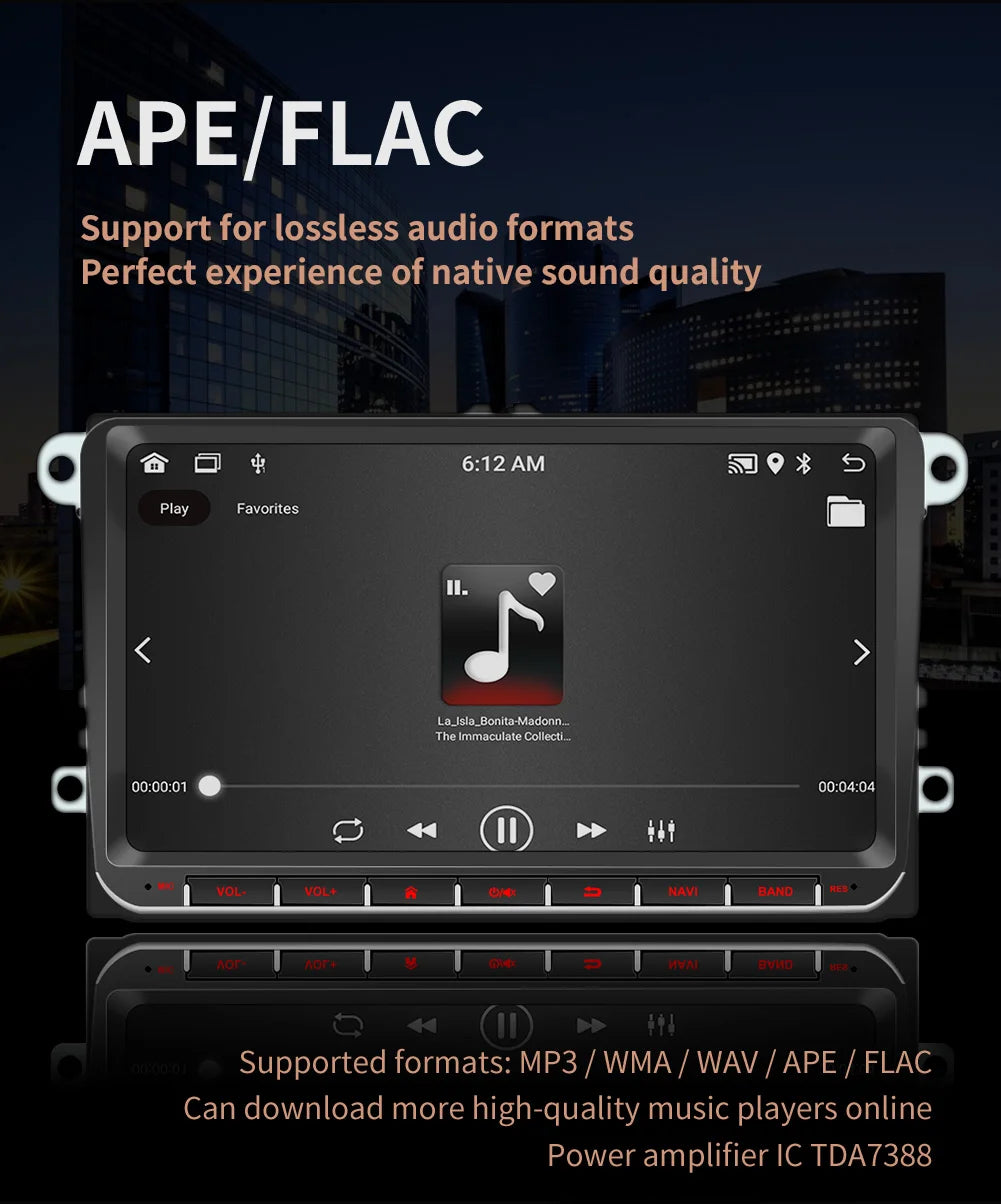 2Din Car Radio Android for Volkswagen Golf 5 6 Polo Passat B6 B7 CC Skoda Jetta Universal Multimedia Carplay Wifi GPS Navigation