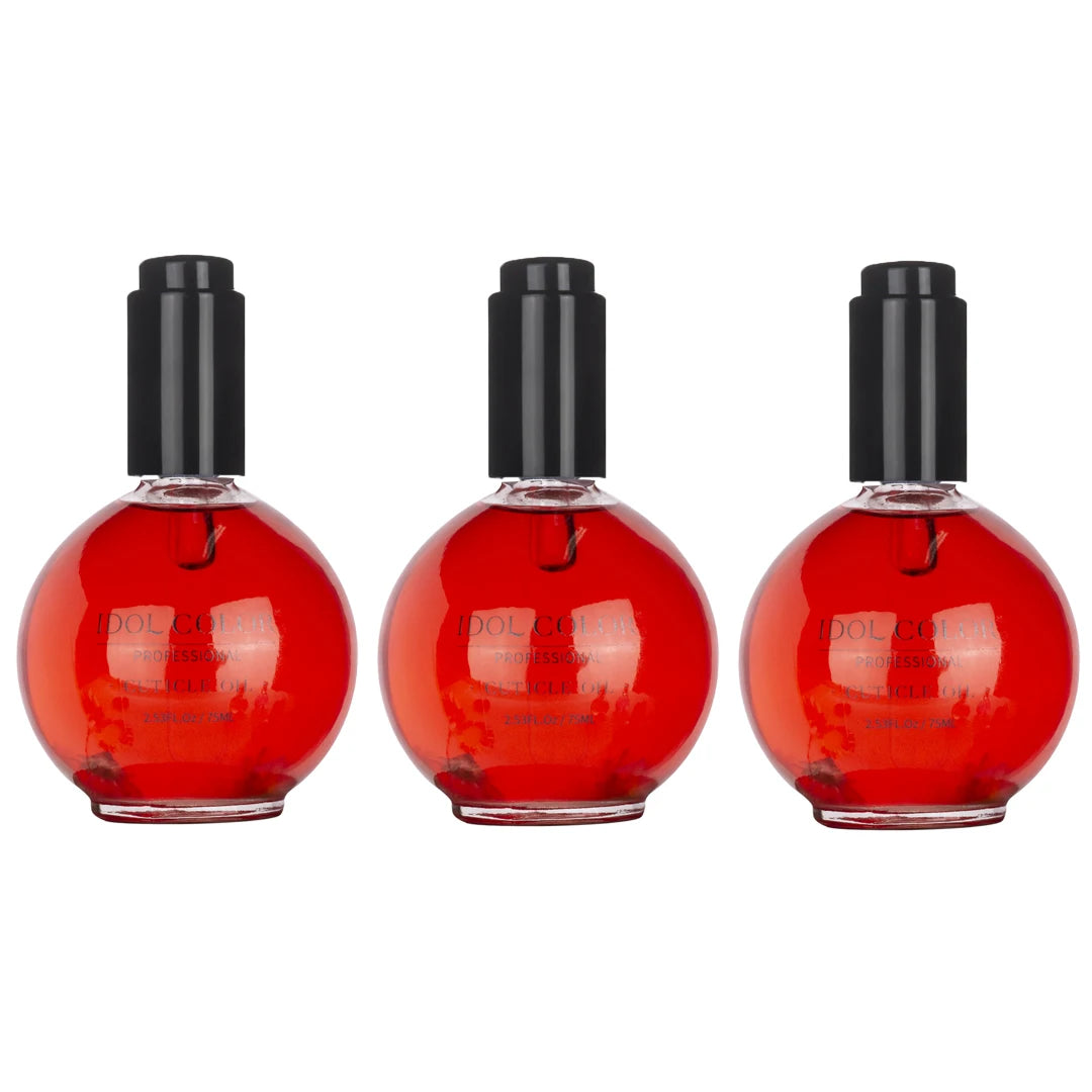 IDOL COLOR Cuticle Oil, 2.56 FL Oz, Repairs and Restores Cuticles - Organic Spa Treatment - For Stronger, Healthier Nails