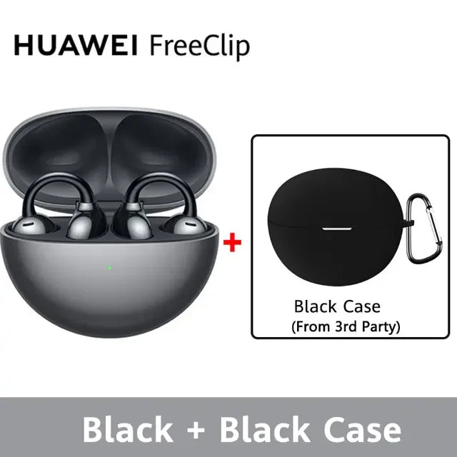 HUAWEI FreeClip Wireless Headphone Ear Clip earphone Open Wireless Clip Bluetooth Headset Stable Wear 36 Hours Long Battery