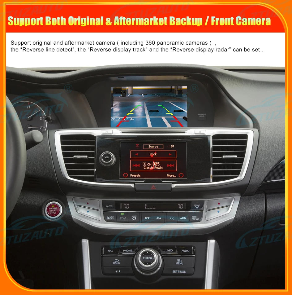 Wireless CarPlay Android Auto for Honda Accord /Odyssey Mirror Aftermarket CarPlay Upgrade Retrofit Multimedia Navigation