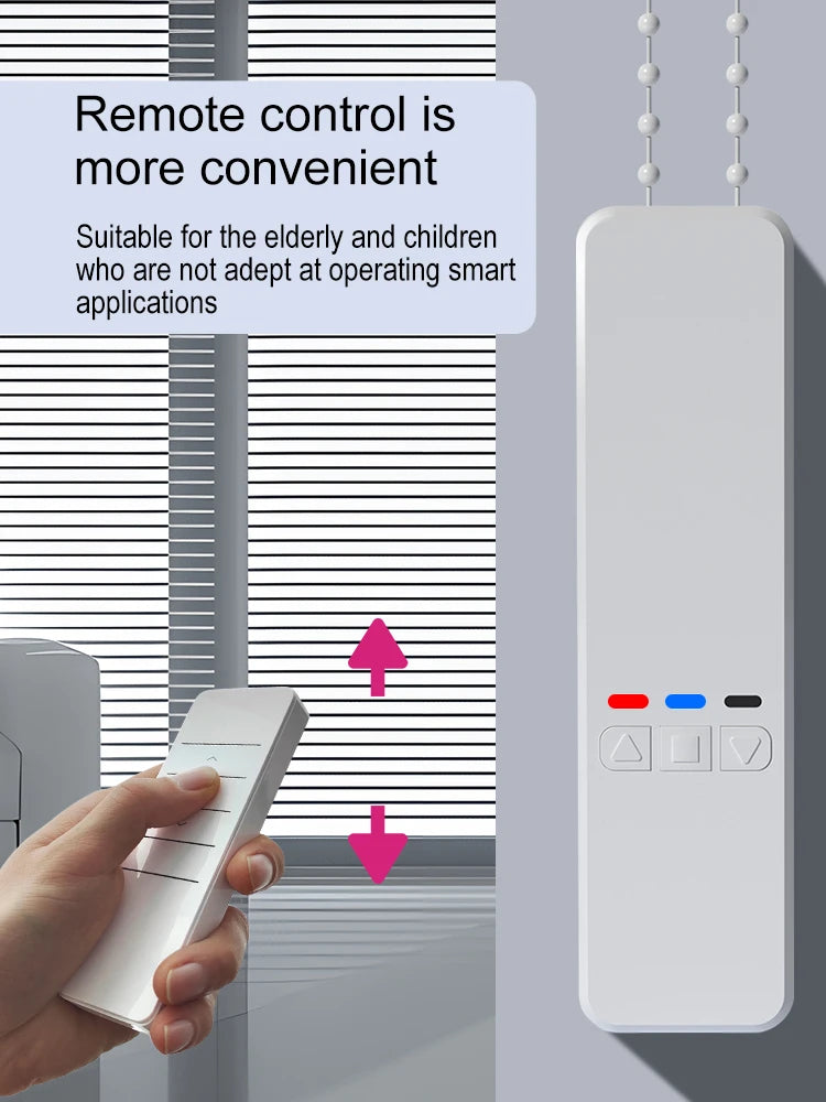KEMEK Tuya Smart Wifi Blinds Motor Automatic Electric Roller Shade Controller App Control Works with Alexa Google Assistant