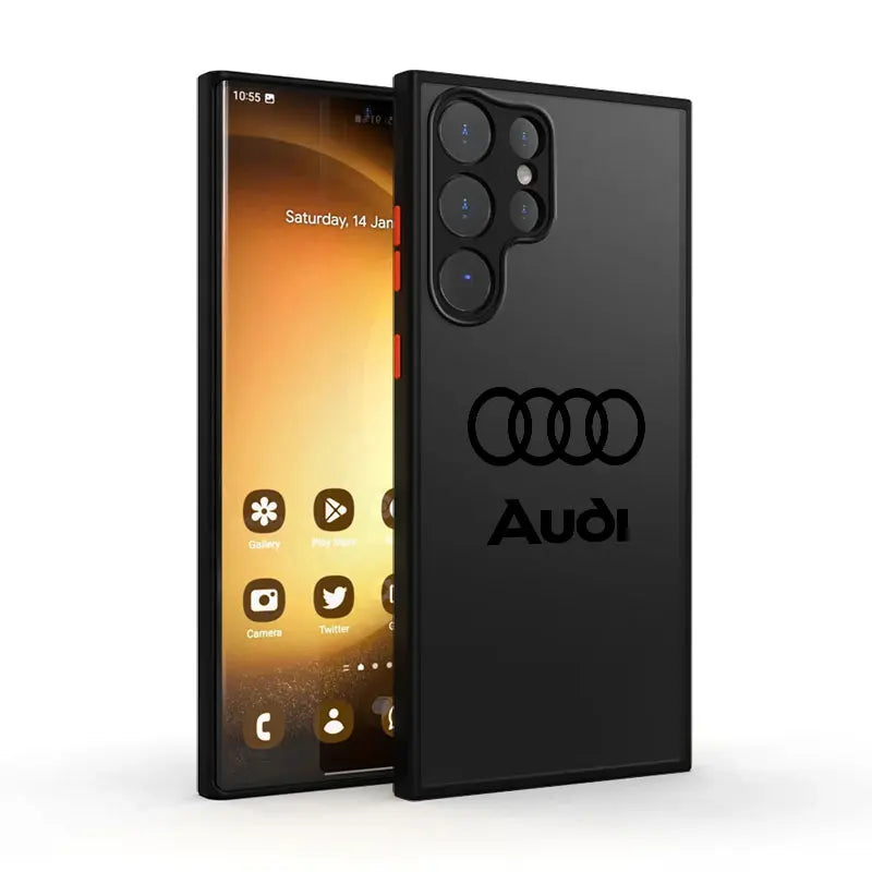 A-Audii-Brand Logo Soft shell Phone Case for Samsung Galaxy S10 S20 S21 FE S9 S22 Plus S24 S23 Ultra S25