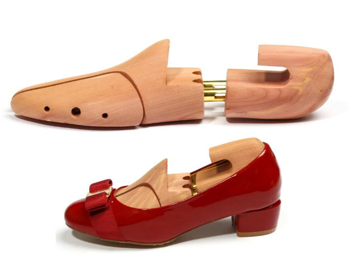 Men's and Women's Twin Tube Adjustable Red Cedar Shoe Tree Wood Shoe Tree