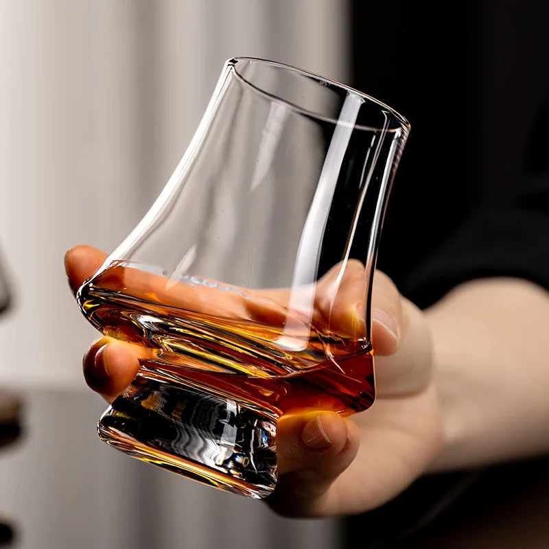 2/4/6pcs Crystal Glass Whiskey Cup Set of 250ml Clear Lead Free Drinking Glasses Scotch Liquor Barware Beer Spirits Wine Glasse