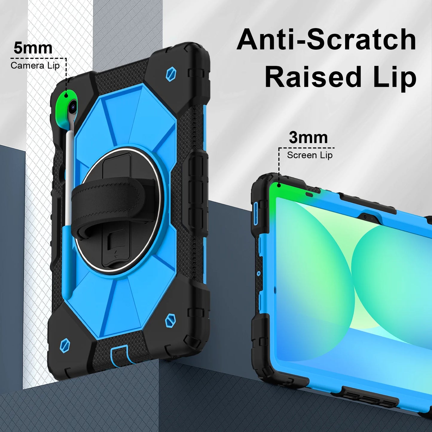 Tablet Protective Case C2 Model Suitable for Samsung Galaxy Tab S9 11Inch/Tab S9Fe 10.9Inch/Tab S10Fe 10.9Inch with Stand 10 Colors Available