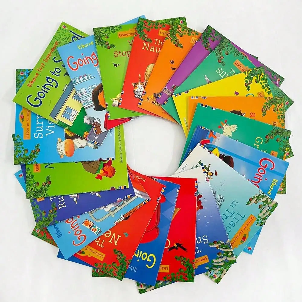 Usborne Farmyard Tales First Experience Preschool Education English Picture Story Books for Kids Bedtime Reading Montessori