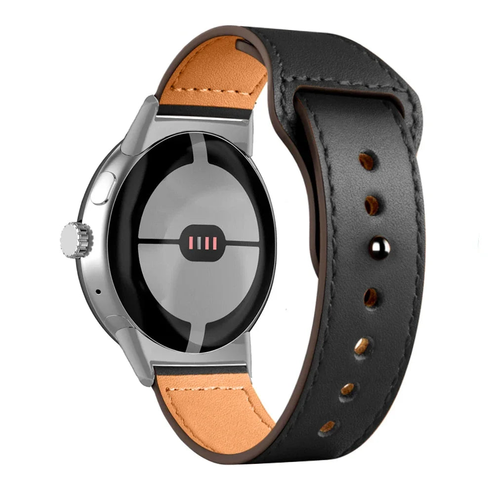 leather strap For Google Pixel Watch1/2/3 45mm stylish and lightweight For Google Pixel Watch 41mm strap