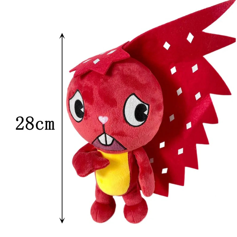 20-28cm Happy Tree Friends Plush Doll Cartoon Anime Plush Toys Flakey Flippy Soft Pillow Room Decor Doll Gift For Boys Girls