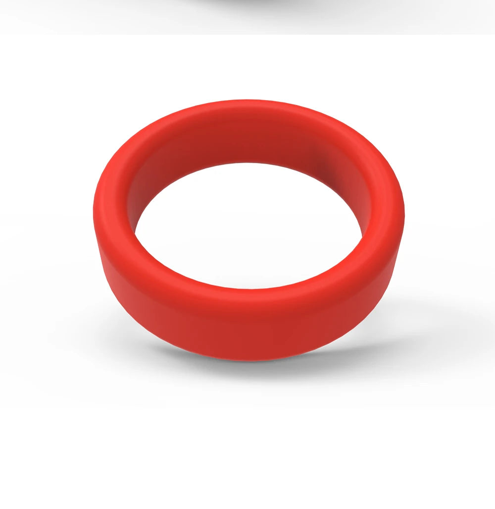 Cock Ring Durable Silicone Penis Rings Men's Delayed Ejaculation Rubber Rings Sex Toy For Men Couple Stretcher Scrotum Ring