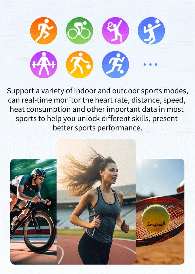 Smart Watch 2024 For Women AMOLED HD Screen Bluetooth Call IP68 Waterproof Sport SmartWatch Female Male For Xiaomi Android IOS