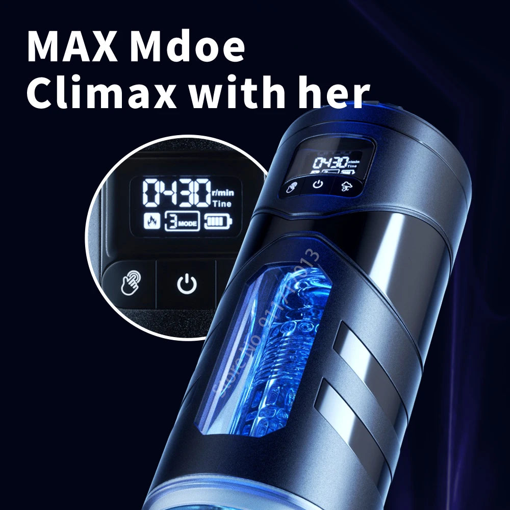 Automatic Male Masturbator Cup Sucking Vibration Blowjob Masturbation Real Heated Vagina Pocket Adults Sex Machines Toys For Man
