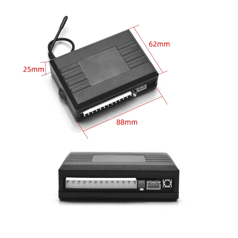 12V Universal Car Auto Remote Central Locking System with 2 Remote Controls Keyless Entry System Remote operation