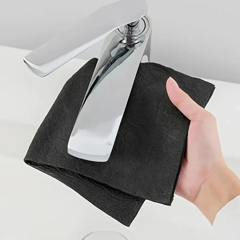 Magic Glass Cleaning Cloth-Thickened Streak-Free Towel, Reusable Dual-Sided Eraser for Kitchen Windows, No Watermark Home Tool