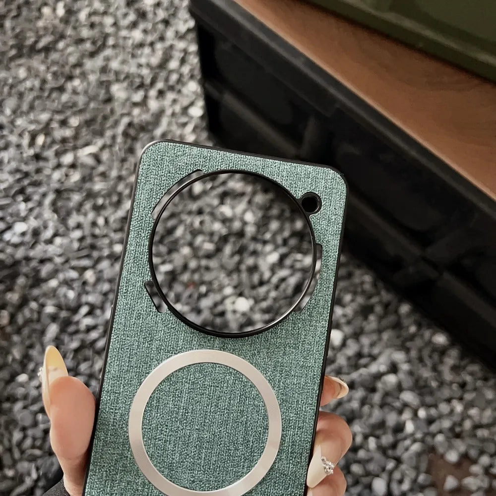 For Nothing Phone 3A Pro Case Luxury PU Magnetic Wireless Charging Protective Back Cover Case For Nothing Phone 3A 2A 3 A Shell
