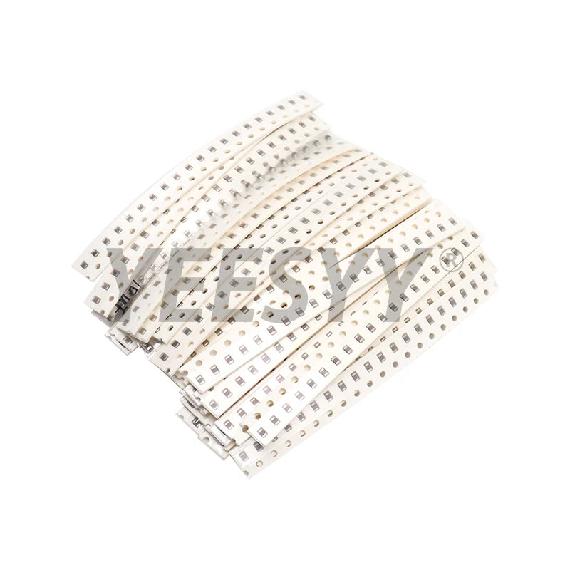 320PCS 720PCS 0603 0805 1206 SMD Capacitor Assorted Kit 16/36/50Values 1PF - 10UF Capacitance Set 100NF 0.1UF 1UF 2.2UF 4.7UF