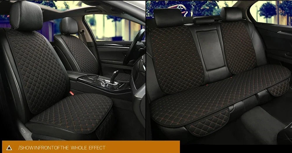 Universal Car Seat Cover Protector Car Accessori Backrest Front Rear Seat Back Waist Washable Cushion Pad Mat Auto Four Seasons
