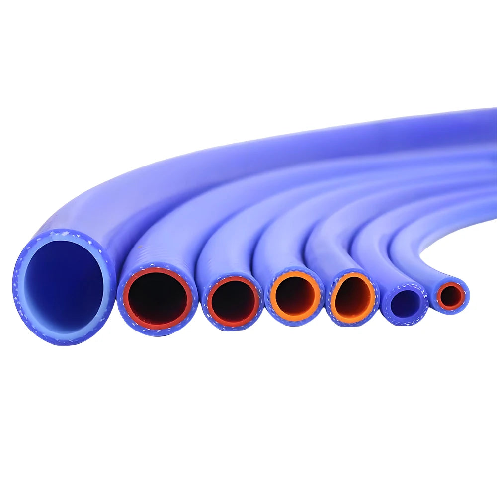 1M-20M ID 6mm-25mm Silicone Hose Heat Resistant High Presure Tube Automobile Vacuum Warm Air Water Pipe Double Layer Rubber Hose