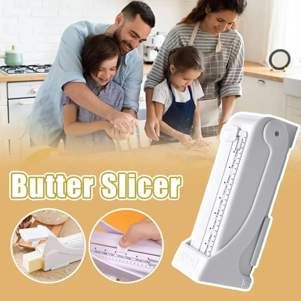 Adjustable Butter Cheese Dispenser - Stainless Steel Blade, Bread Toast Slicer, Baking Splitter Tool