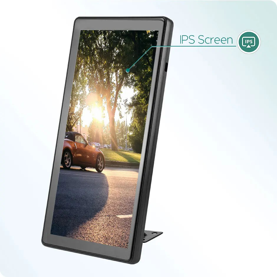 GreenYi BSD Radar Alarm Car DVR Video Recording 2 Channel AHD Side View Camera with Truck Buses 10.36 Inch Rear Mirror Monitor