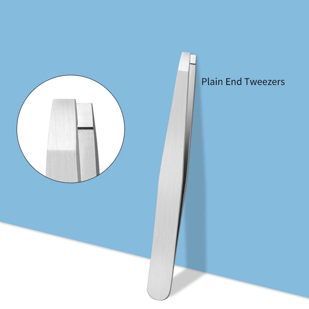 4PCSTweezers Suit-Professional Stainless Steel Eyebrow Tweezers-Very Precise Removal Of Facial Hair, Debris And Endogenous Hair