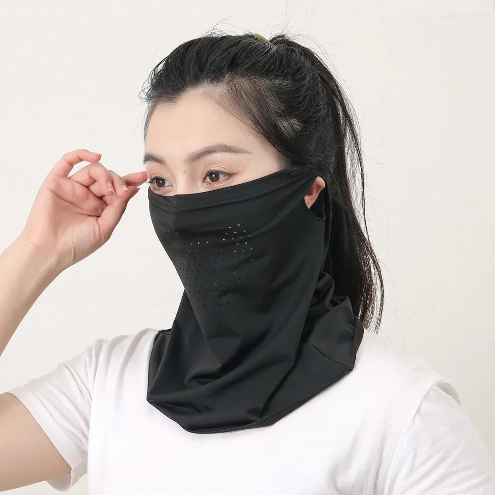 Fashion sun mask Ice silk riding head Magic Bandana Bike motorcycle biker neck neck Summer men and women