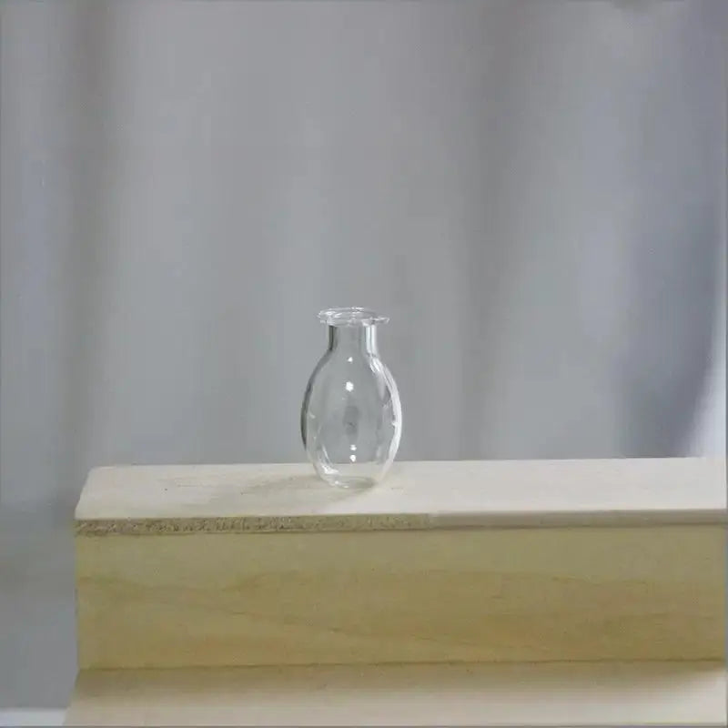 Mini Glass Vase Fridge Magnet Creative 3D Vase Micro Landscape Ornament Fridge Magnets Place Flower Arrangements Decoration