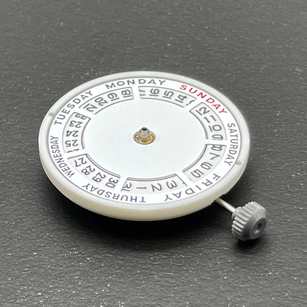 Genuine Miyota 8285 Automatic Mechanical Movement Mod Day-Date Watch Mechanism with Week at 12:00/Date at 3:00 O'clock 21 Jewels