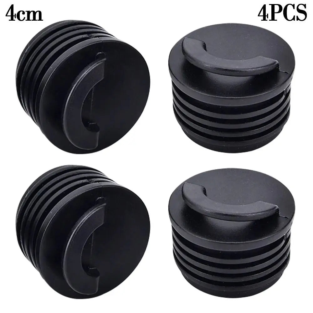 4pcs Marine Boat Rubber Kayak Rafting Parts Bung Rubber Scupper Stopper Scupper Holes Plugs Drain Holes Plugs
