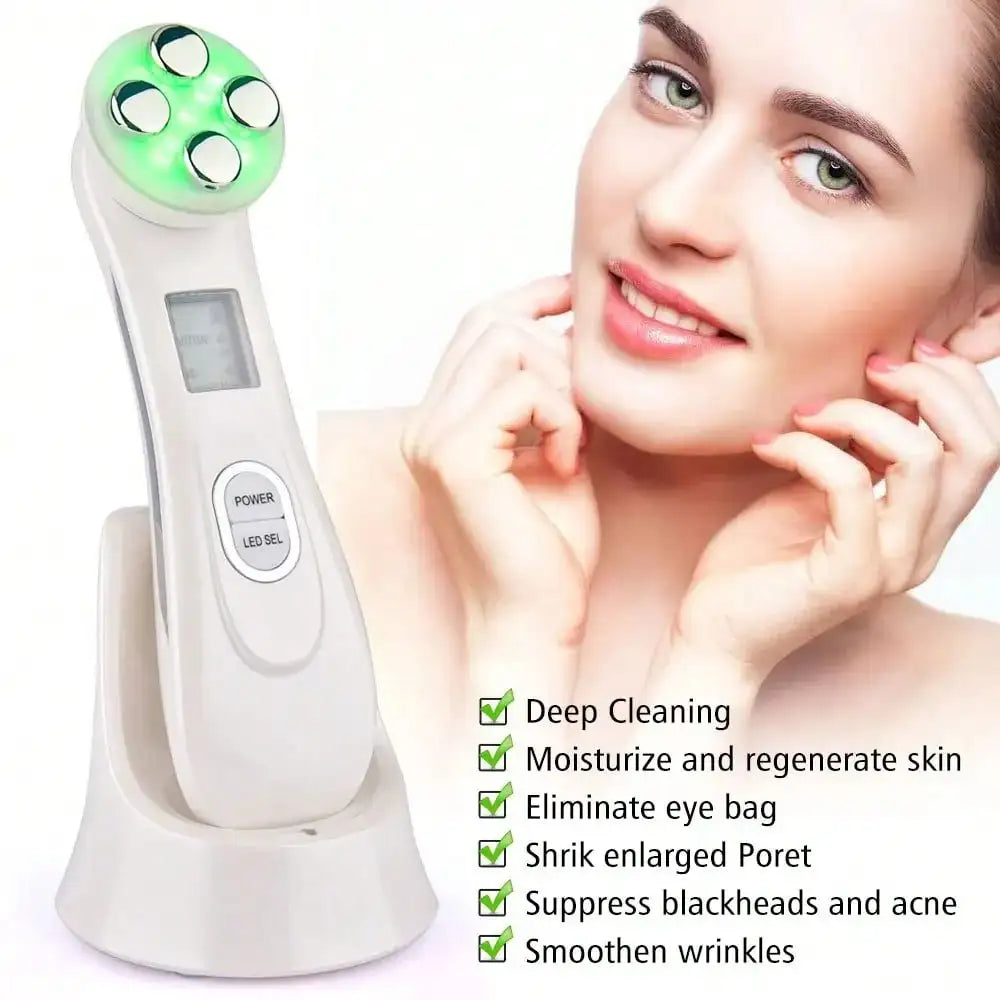 Mini For Face Skin LED Rejuvenation Wand Face Skin Care Massage Beauty Device