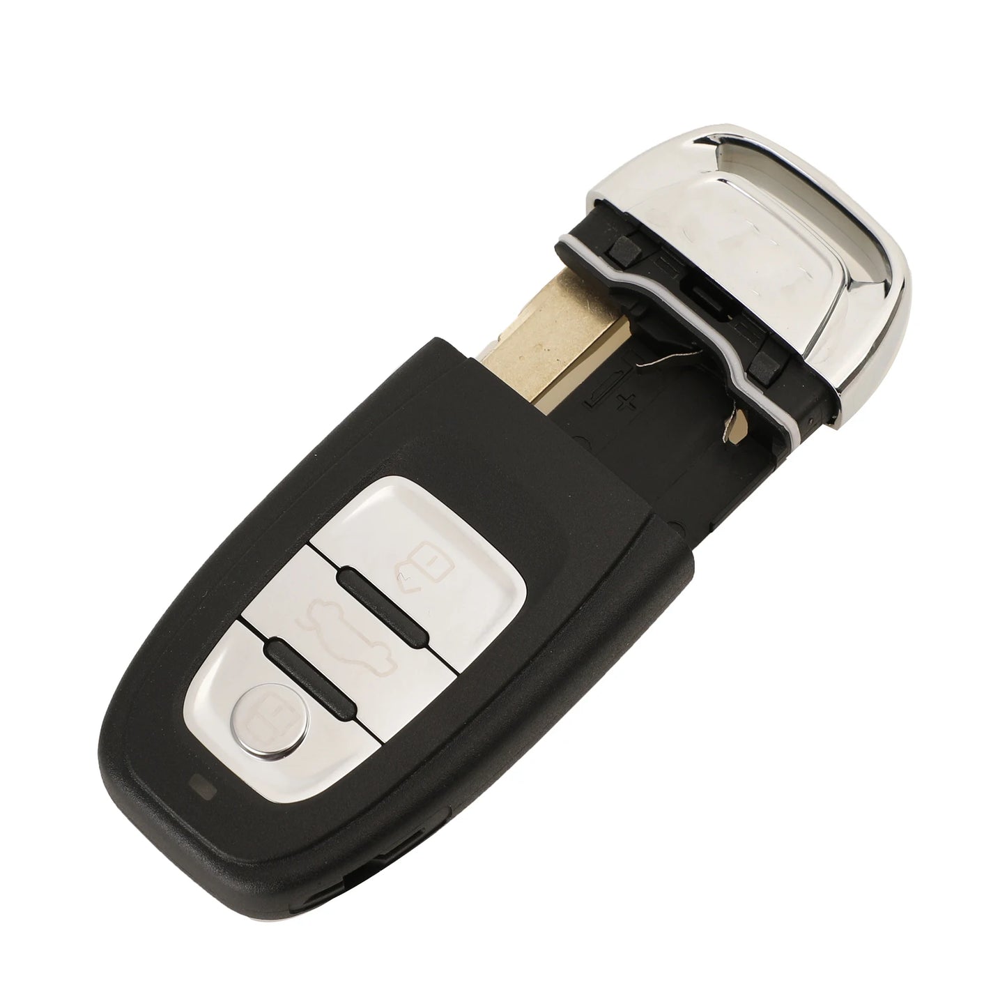 jingyuqin 3 Buttons Remote Car Key Shell 315MHZ/433mhz/868MHZ For Audi A4L Q5 Remote System Smart Key