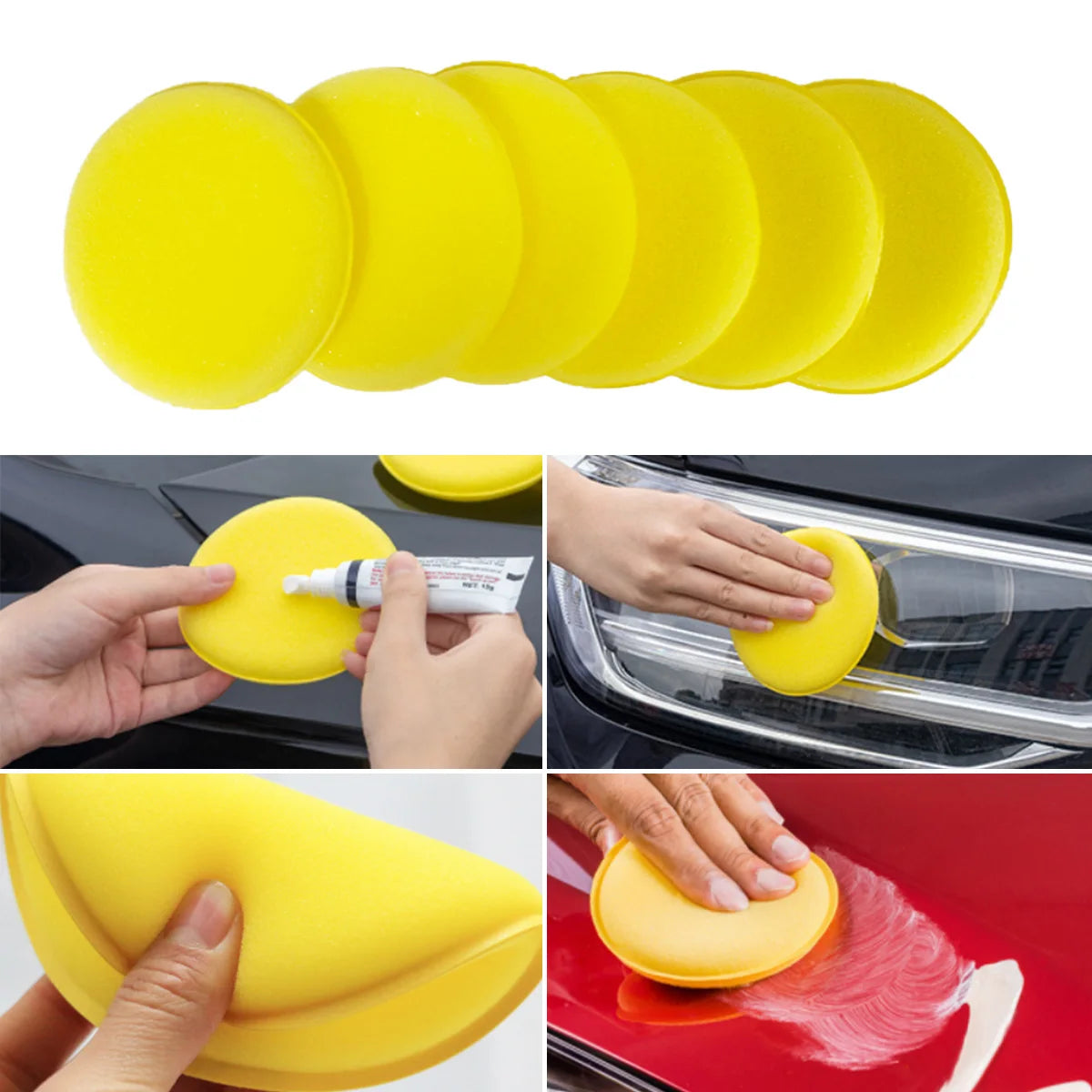 126 Pieces of Car Detail Cleaning Kit, Car Ventilation Sponge Towel Edge Cleaning, Dirt and Dust Polishing and Cleaning Tools