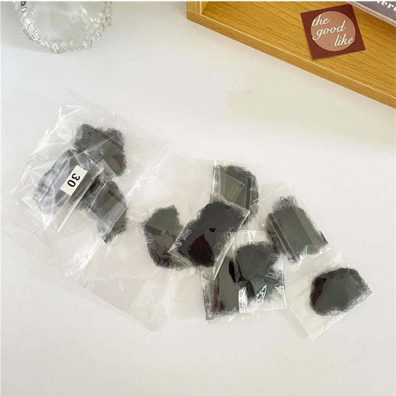 10pcs Invisible Bun Net Simple Style Mesh Net Breathable Wig Net Hair Styling Tool Women Female Hair Accessories