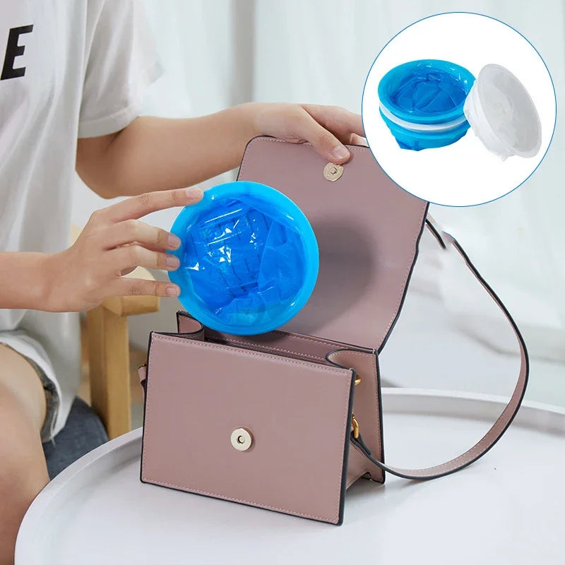 1000ML Disposable Vomit Bag Portable Disposable Travel Car Airplane Motion Sickness Nausea Pregnant Emergency Vomit Cleaning Bag