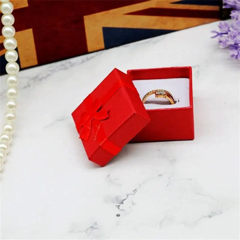 1~10PCS Jewelery Organizers Storage Gift Boxes For Earring Bracelet Necklace European Jewelry Box Princess High Grade Ring Box