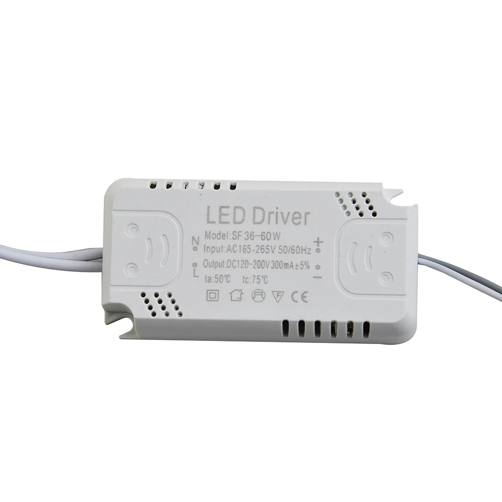 LED Driver Adapter 240-300mA 8-24W 24-40W 40-60W 60-80W AC165-265V Lighting Transformer Panel For Led Lights