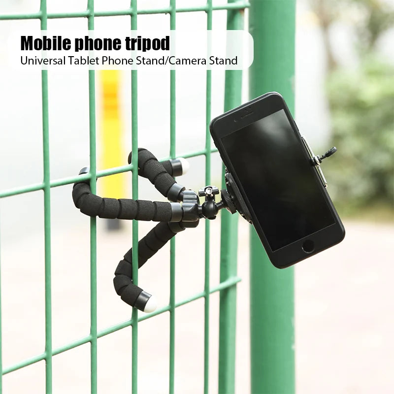 Mobile Phone Holder Flexible Octopus Tripod Bracket for Mobile Phone Camera Selfie Stand Monopod Support Photo Remote Control