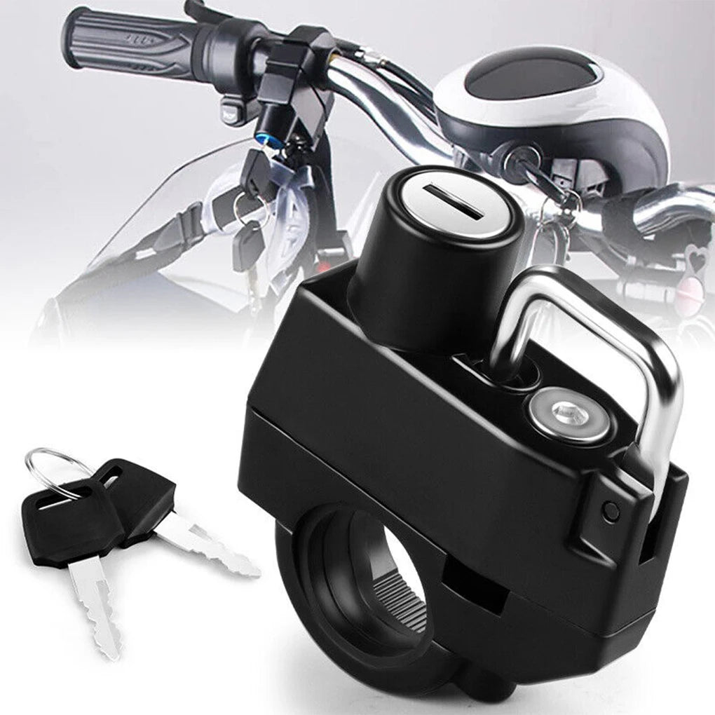 Helmet Lock Anti-theft Locker, Locking Device. Rustproof, Fine Workmanship. Compact Size, Convenient. Motorcycle Supplies.