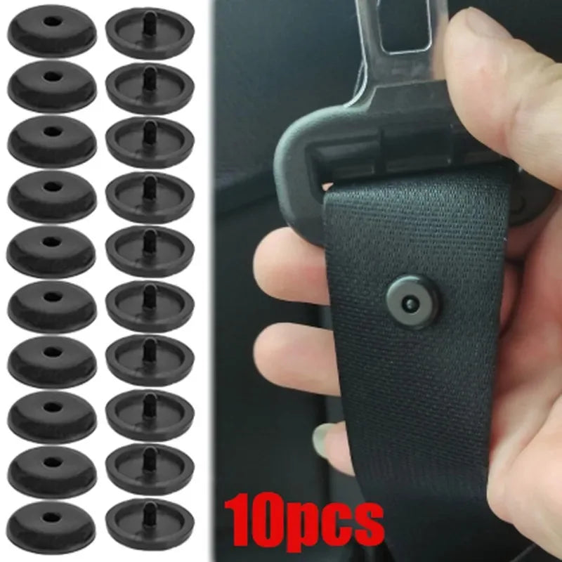 10 PCS Car Seatbelt Buckle Car Seat Belt Stop Button Clips Seatbelt Adjuster Fastener Retainer Rivet Stud Clips Wholesale