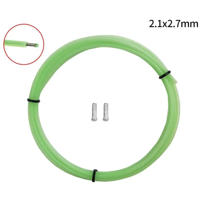 1PC Bicycle Cables Housing Bicycle White Inner Tracking White Inner Lining PVC Fishbone Tube Core Protective Casing Bicycle Part