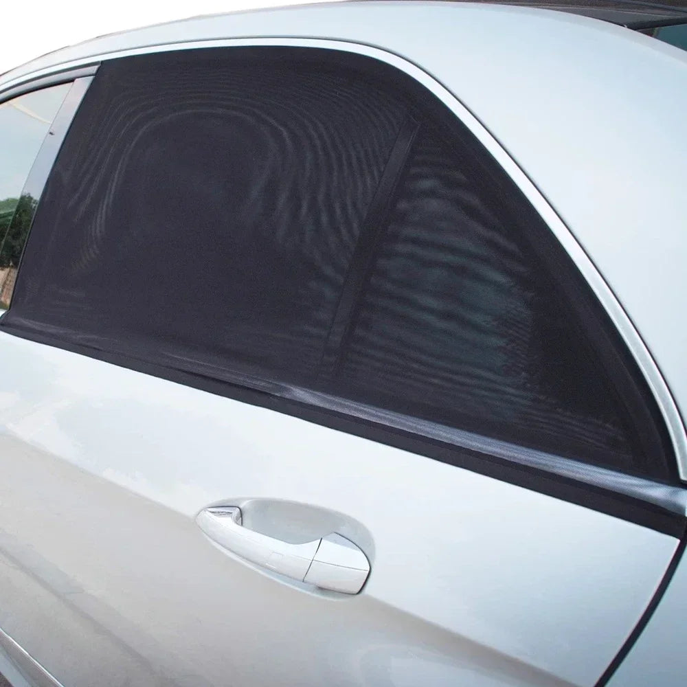2 or 4pcs screen window set premium window sunshade breathable mosquito net for front and rear windows, UV protection Accessorie