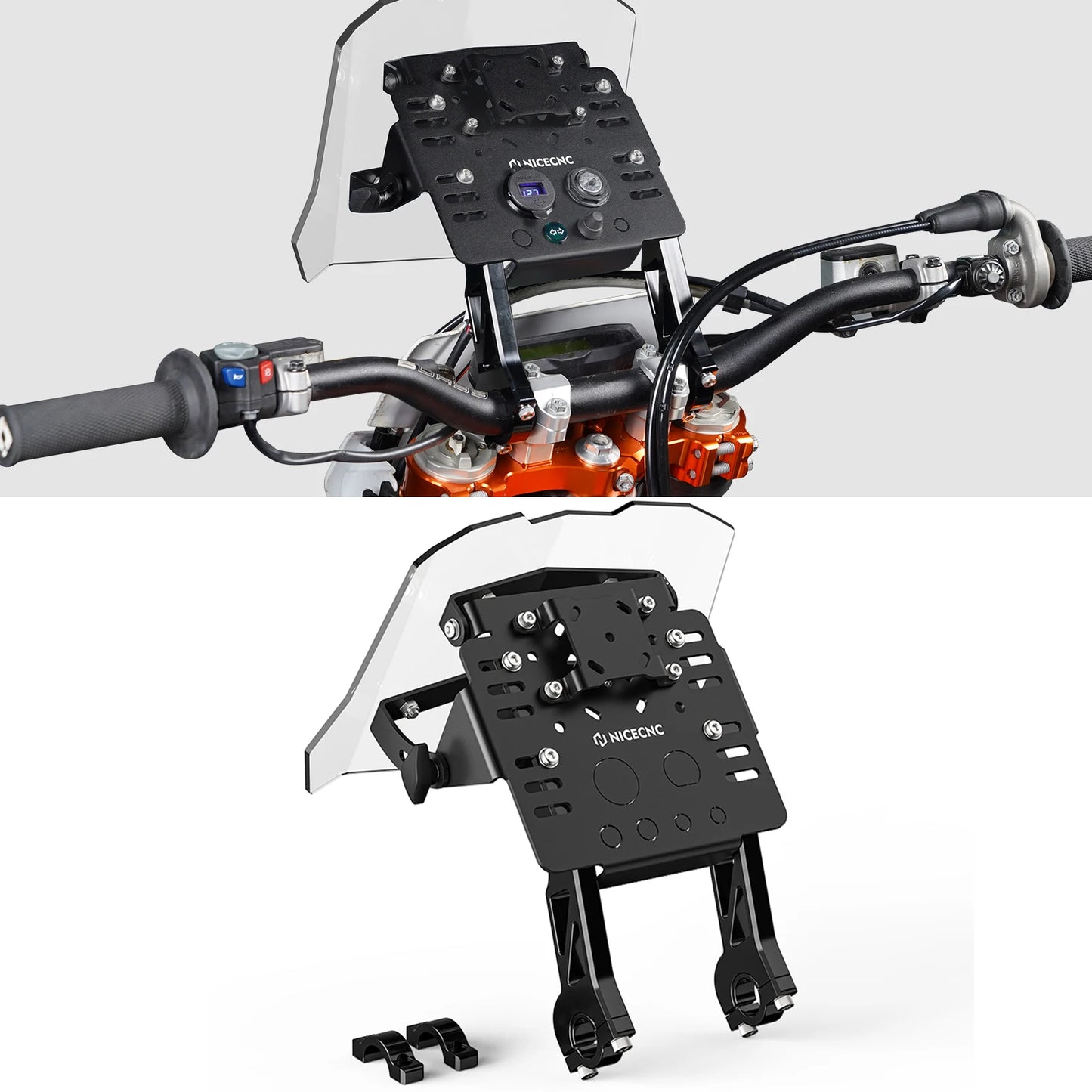 Motorcycle GPS Mount Bracket Mini Fairing Kit For KTM 690 Enduro R SMC SMCR For Husqvarna 701 Enduro Supermoto GasGas 700 SM ES