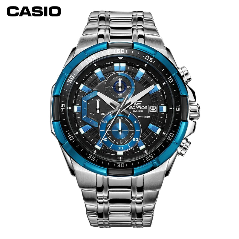 Casio EFR 539D 539L Multi functional Waterproof MEN S Watch Heart of Darkness Mechanical Large Dial Cool Stopwatch Date