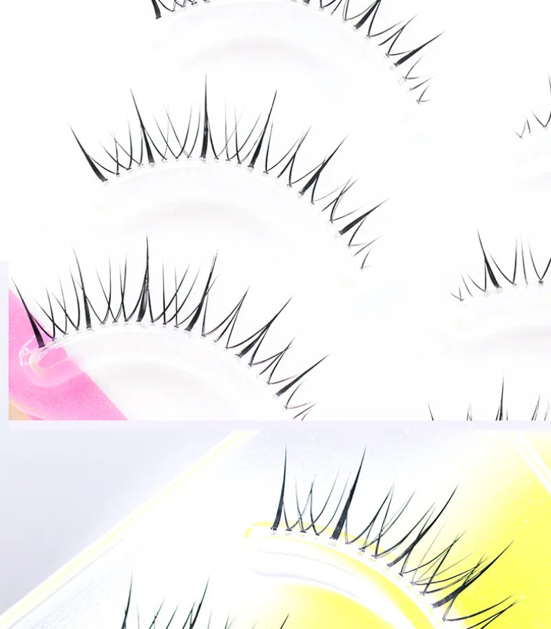 Dream Deer False Eyelashes A Type Eyelashes Upgraded Lash V-shaped 0.14mm Transparent Stem Soft Natural Eye Lashes Mink
